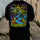 Uprandy Element Creative Print Black T-Shirt - chicyea