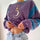 Neojana Moon Printed Color Block Casual Sweatshirt - chicyea