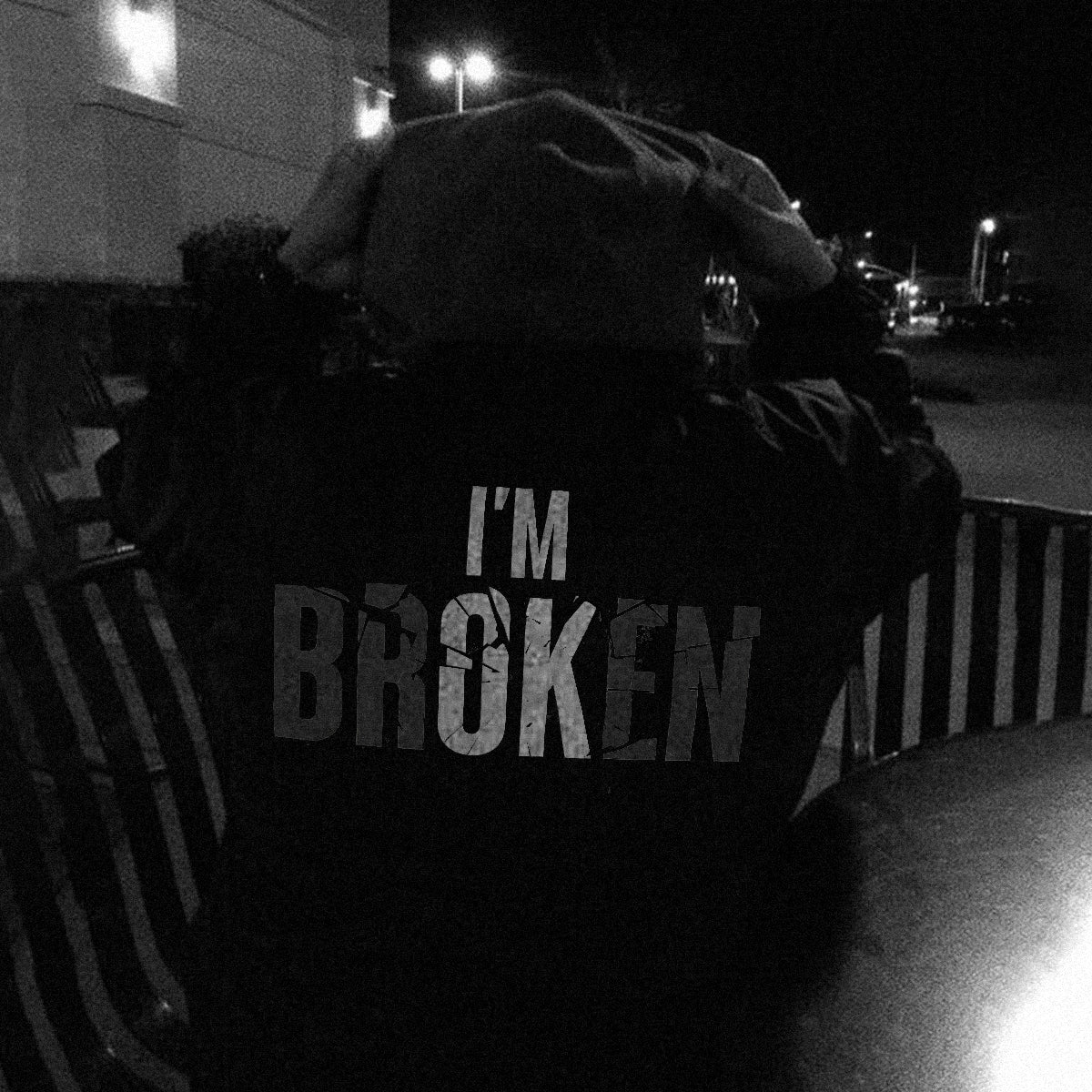 Uprandy I'M Broken Men Hoodie - chicyea