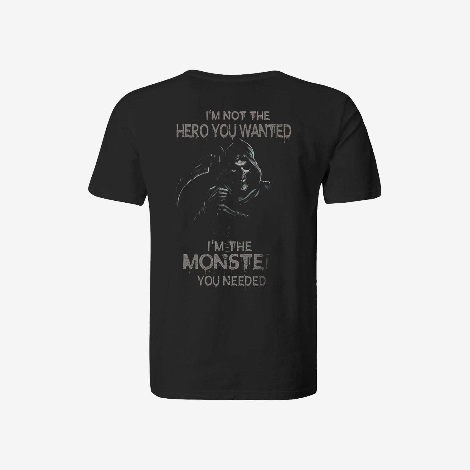 Livereid Cool Designer Sickle Skull Print T-Shirt - chicyea
