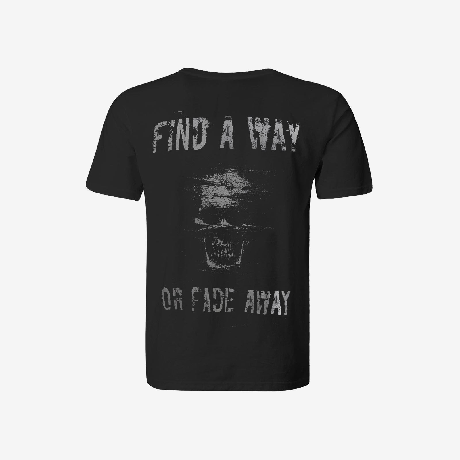 Livereid Classic Men Skull Find A Way Printed Designer T-Shirt - chicyea