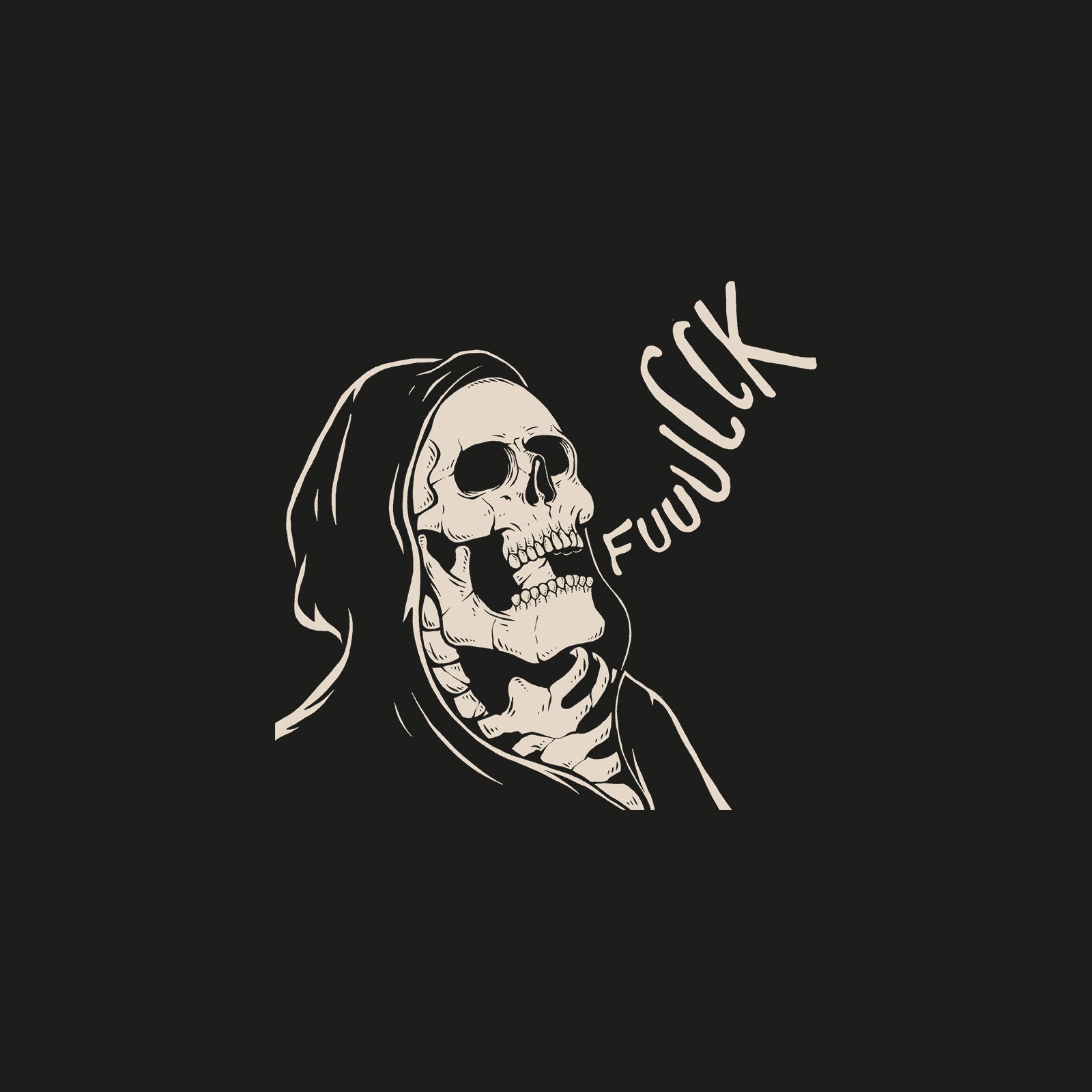Minnieskull Cool Skull Shout Print Plus Casual T-Shirt - chicyea