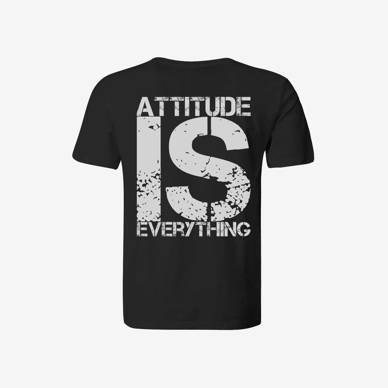 Livereid Attitude Is Everything Letter T-Shirt - chicyea