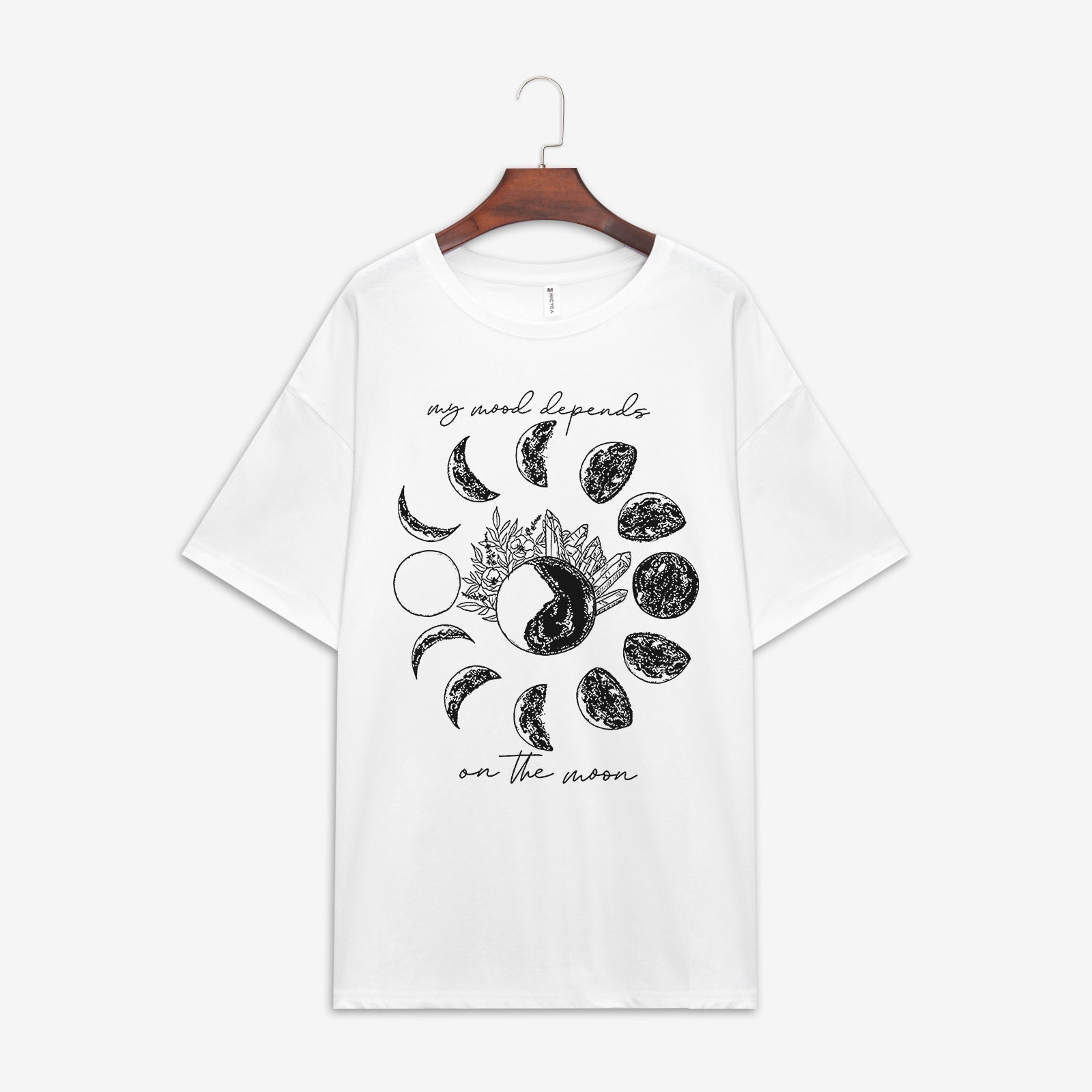 Minnieskull Eclipse Of The Moon Printing Women T-Shirt