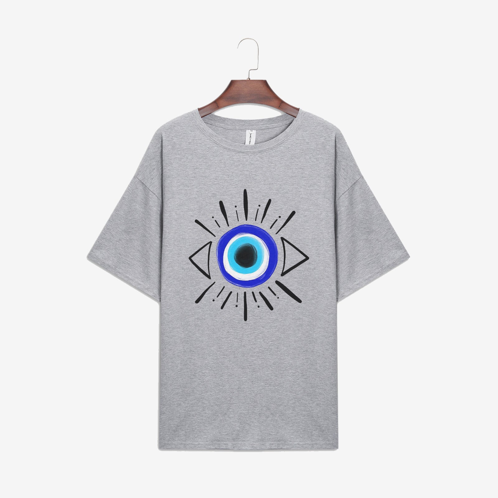 Neojana Casual Personality Eye Print Designer T-Shirt