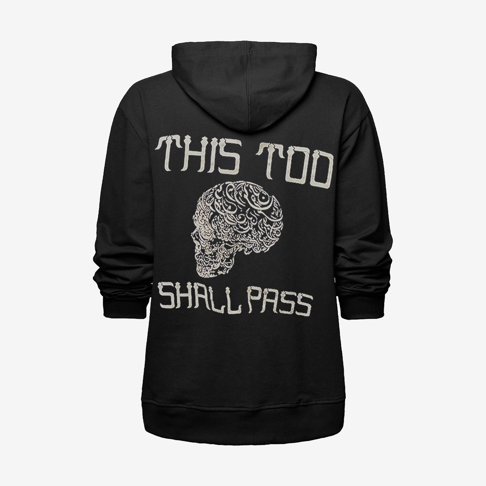 Livereid Cool This Is Too Shall Pass Axe Skull Hoodie - Chicyea