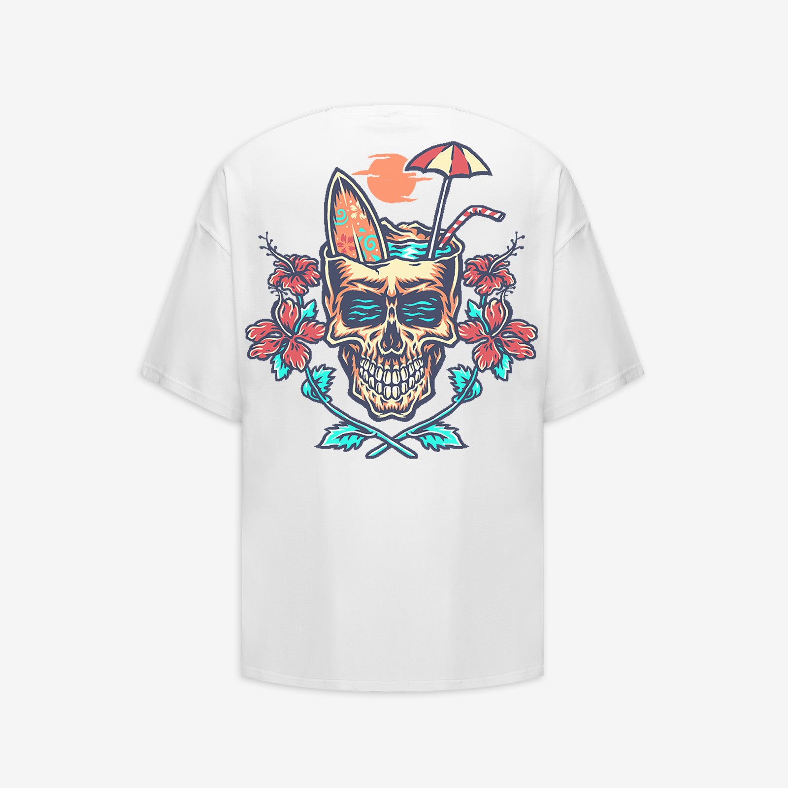 Livereid Cool Holiday Style Skull Print Designer T-Shirt - Chicyea