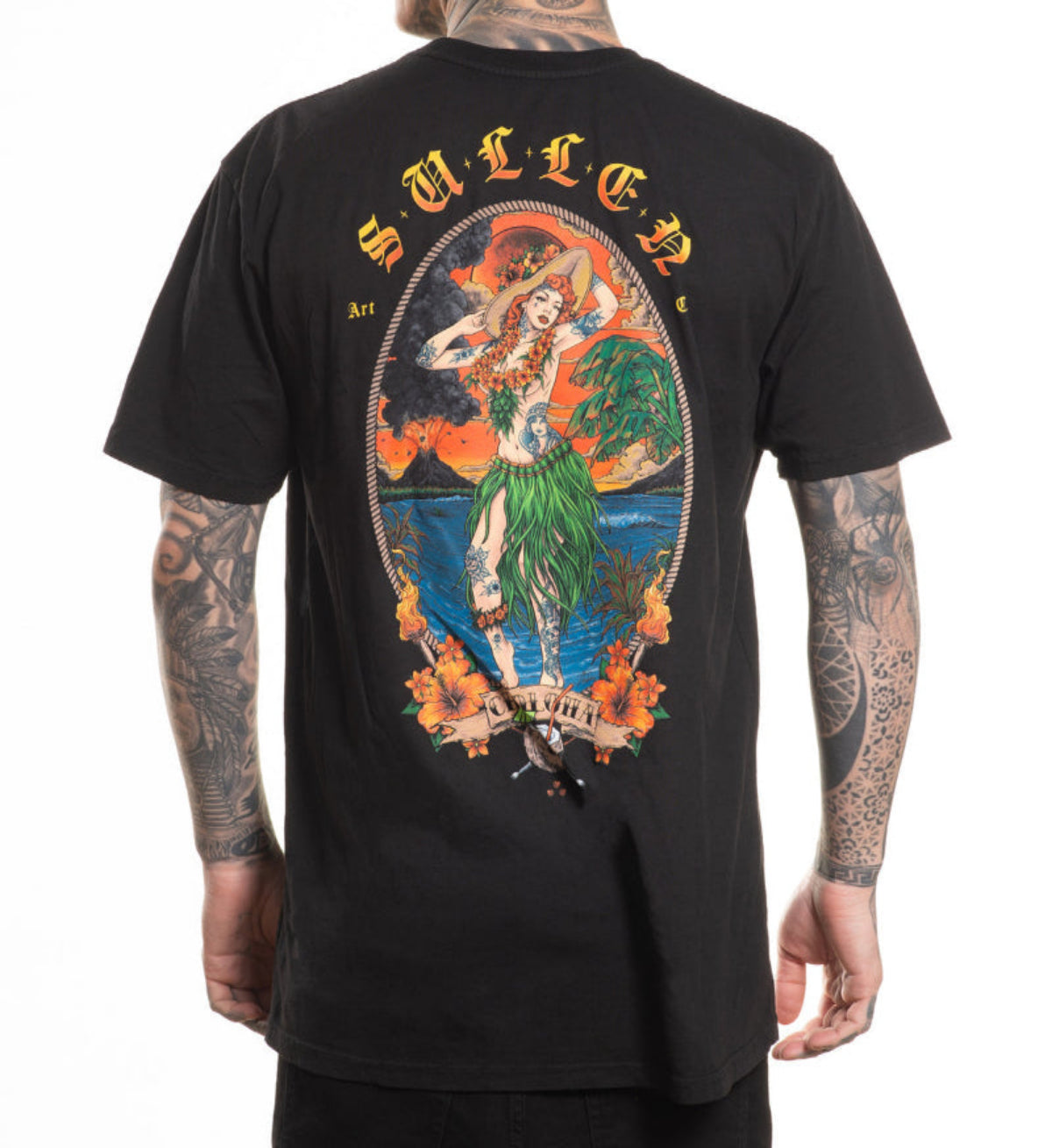 Irruption Choloha Capsule Tattoo Lifestyle Graphic Printed Men's T-shirt