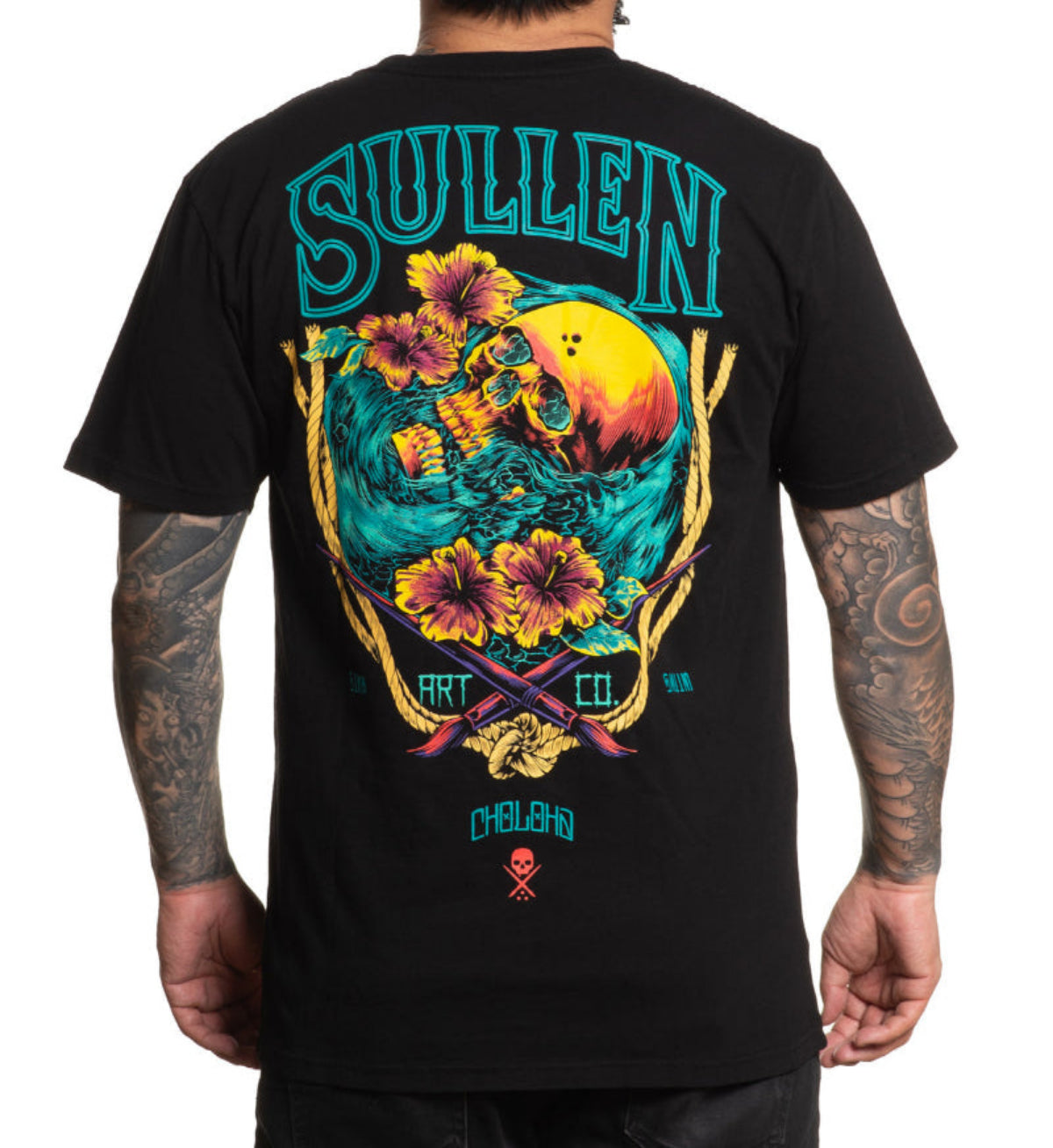 Sinking Skull Printed Men's T-shirt