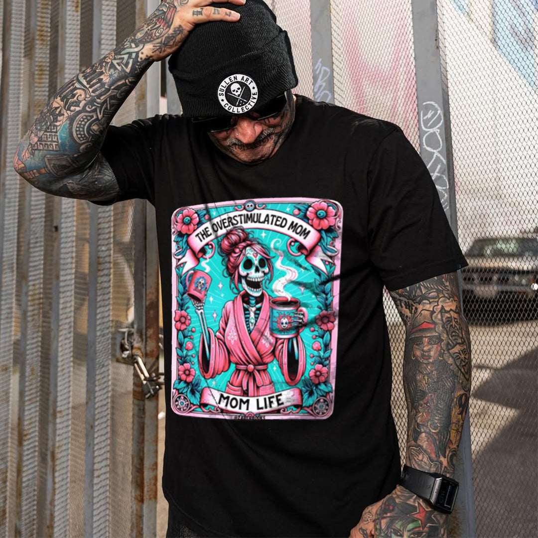 The Overstimulated Mom Printed Men's T-shirt