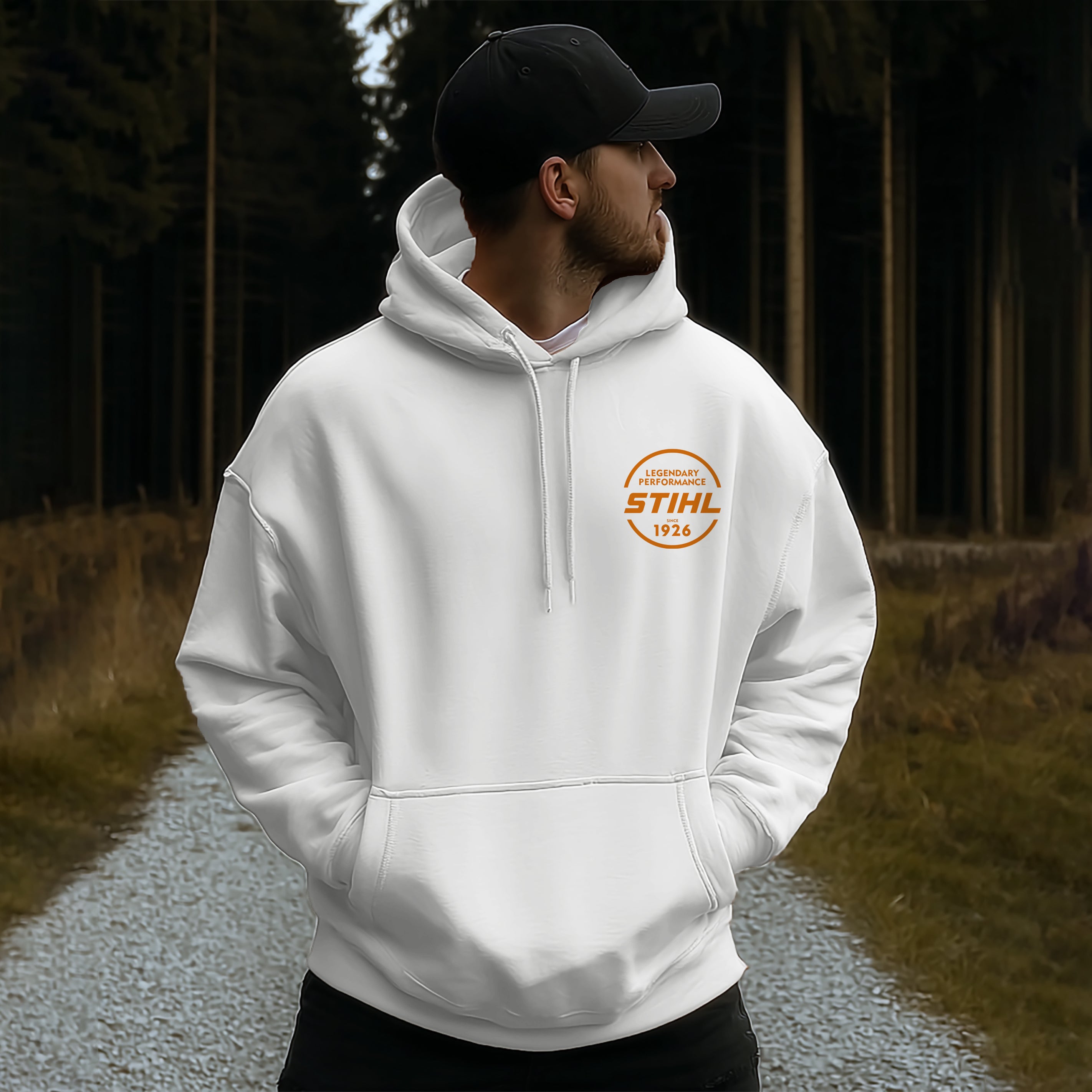 Stihl Chainsaws Printed Fleece-lined Unisex Hoodie