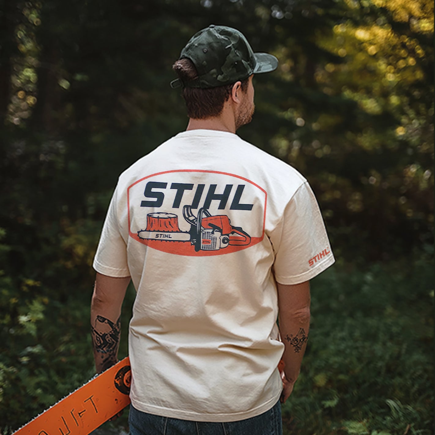 Stihl Chainsaws Printed Men's T-shirt