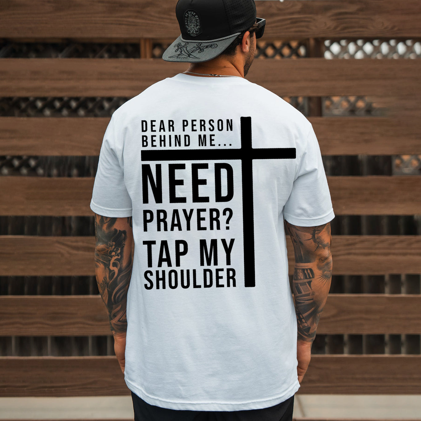 Dear Person Behind Me Printed Men's T-shirt