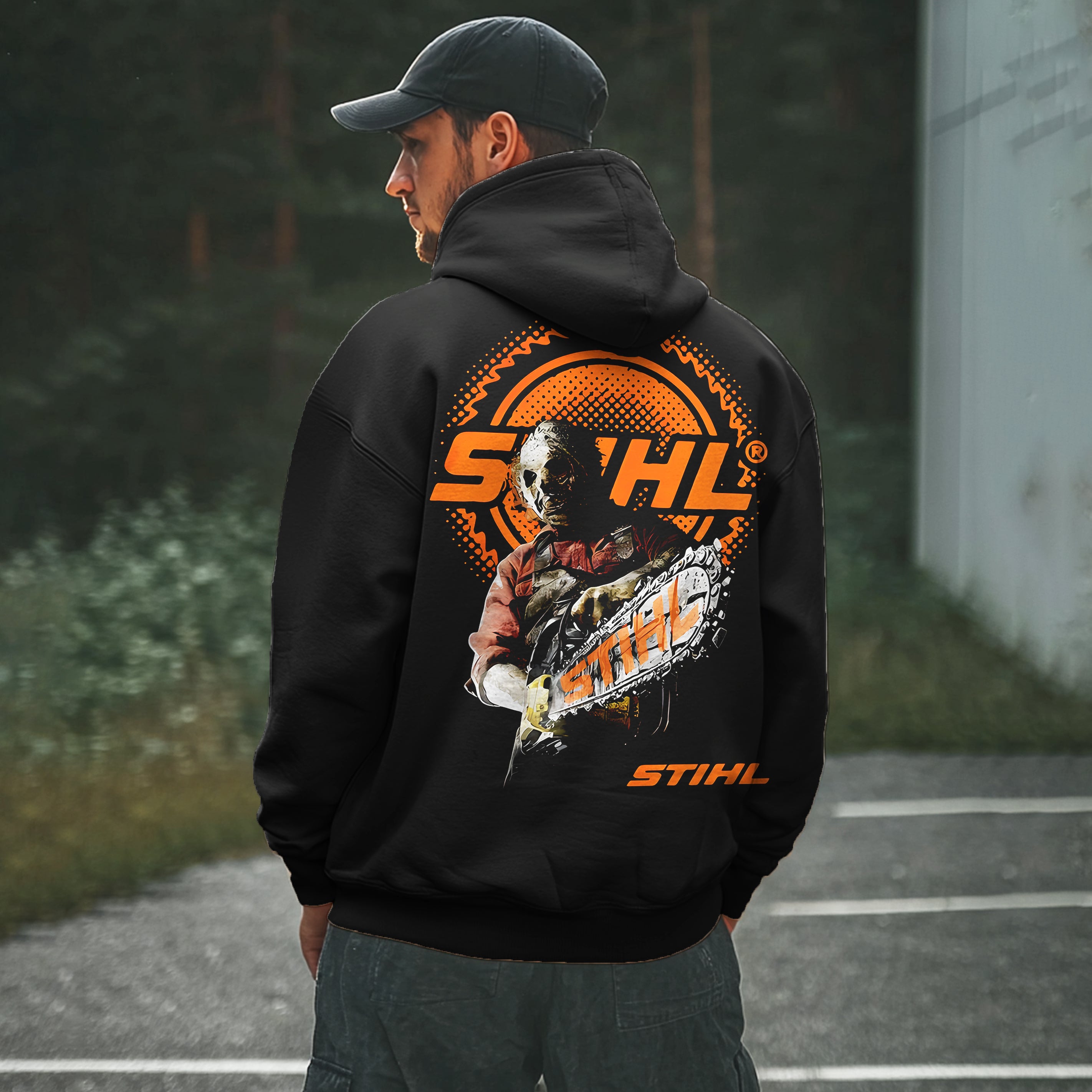 Stihl Chainsaws Printed Fleece-lined Unisex Hoodie