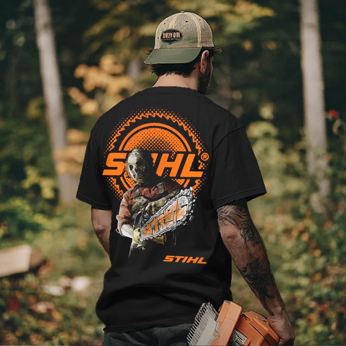Stihl Chainsaws Printed Men's T-shirt