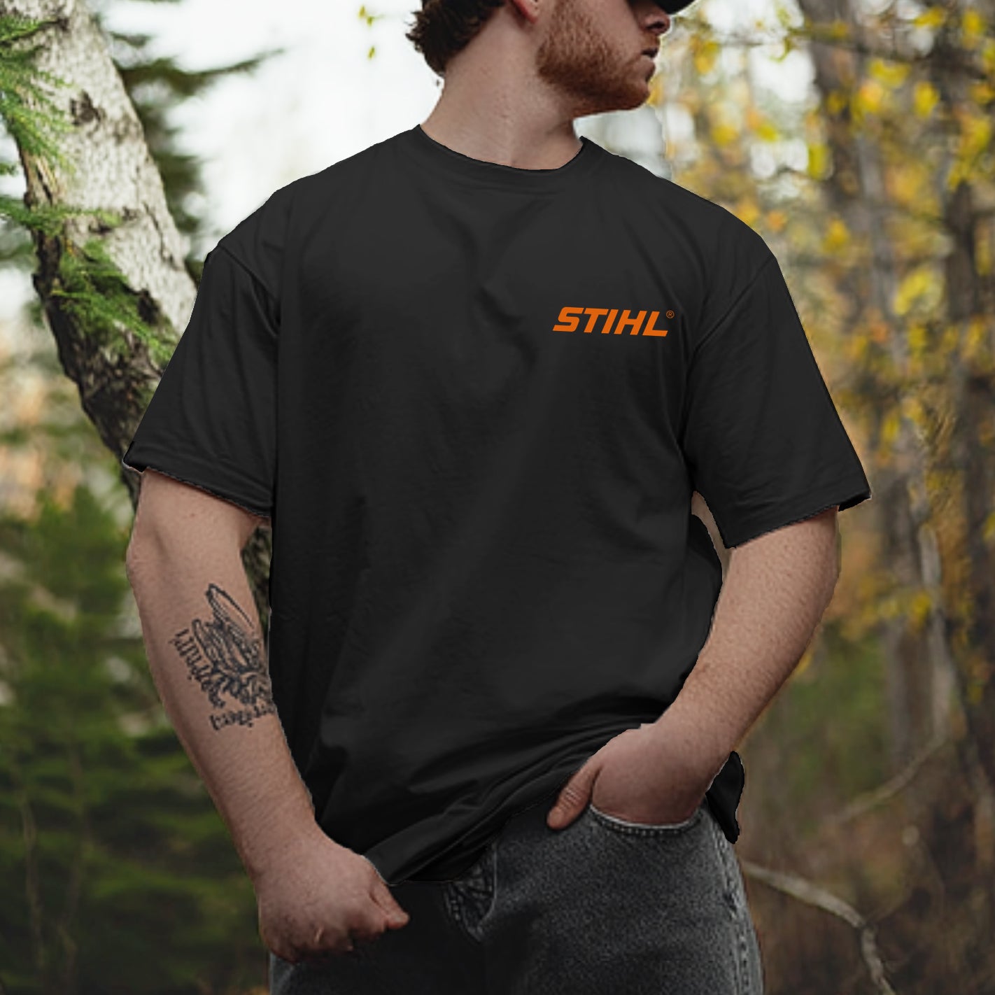 Stihl Chainsaws Printed Men's T-shirt