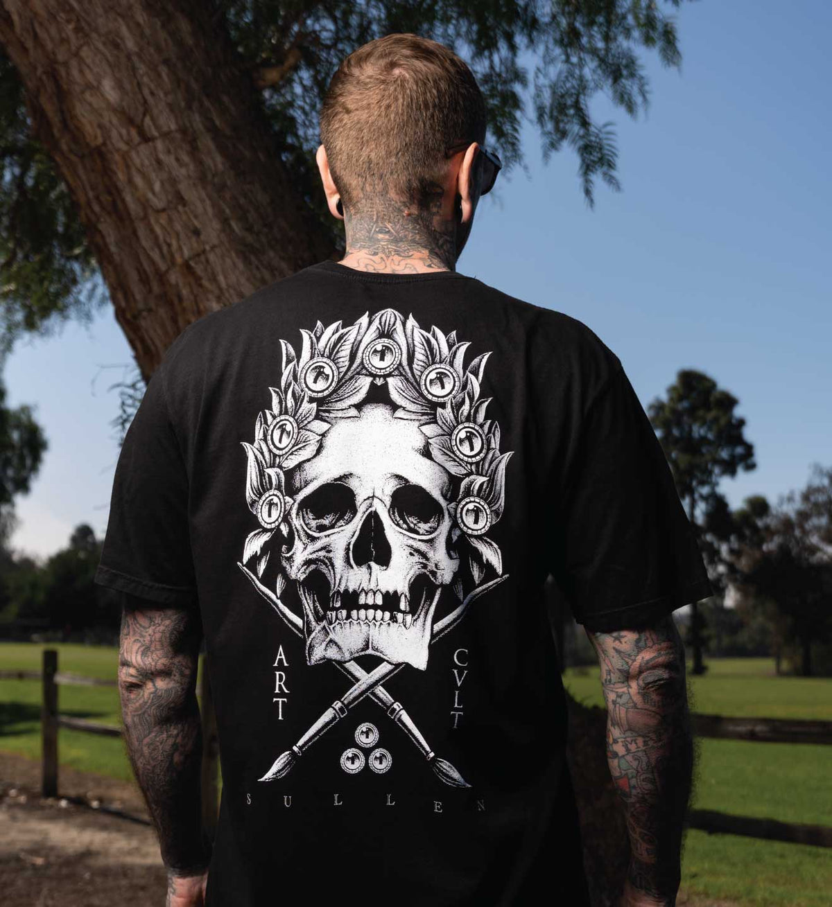 Vintage Skull Printed Men's T-shirt