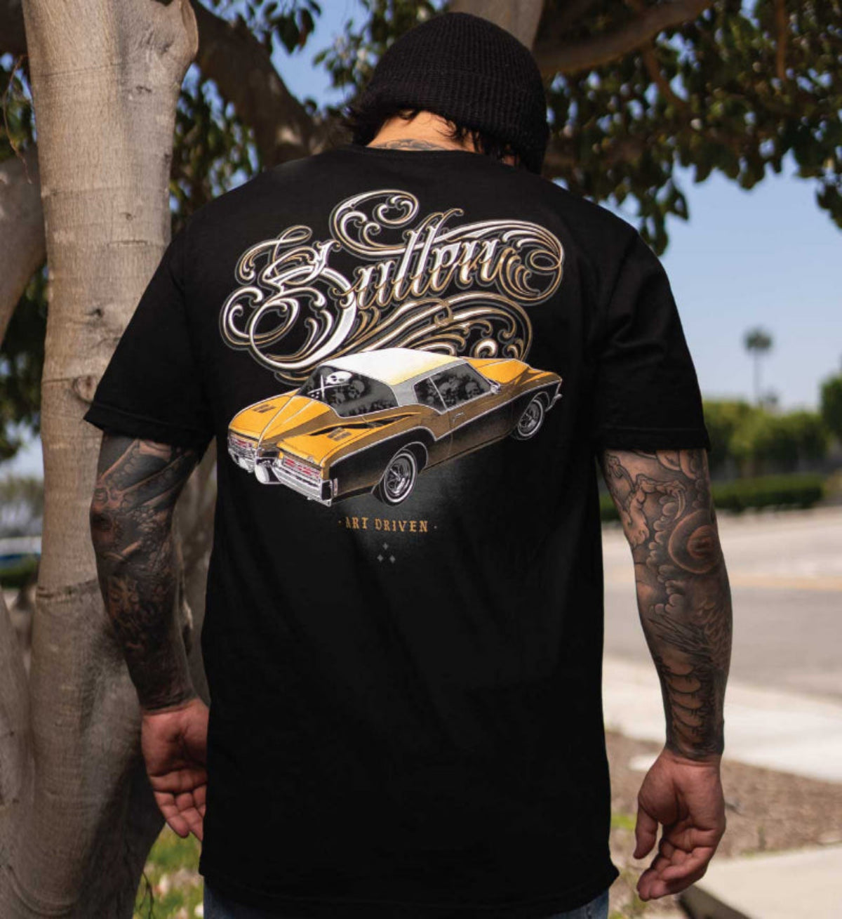 Vintage Car Printed Men's T-shirt