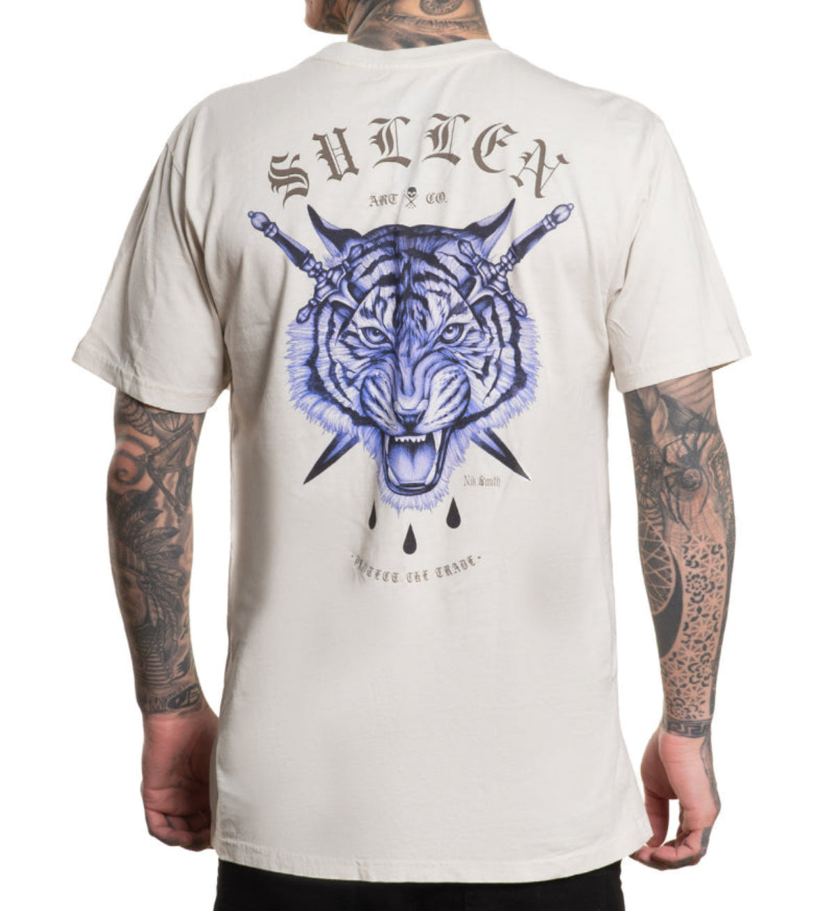 Vintage Tiger Printed Men's T-shirt