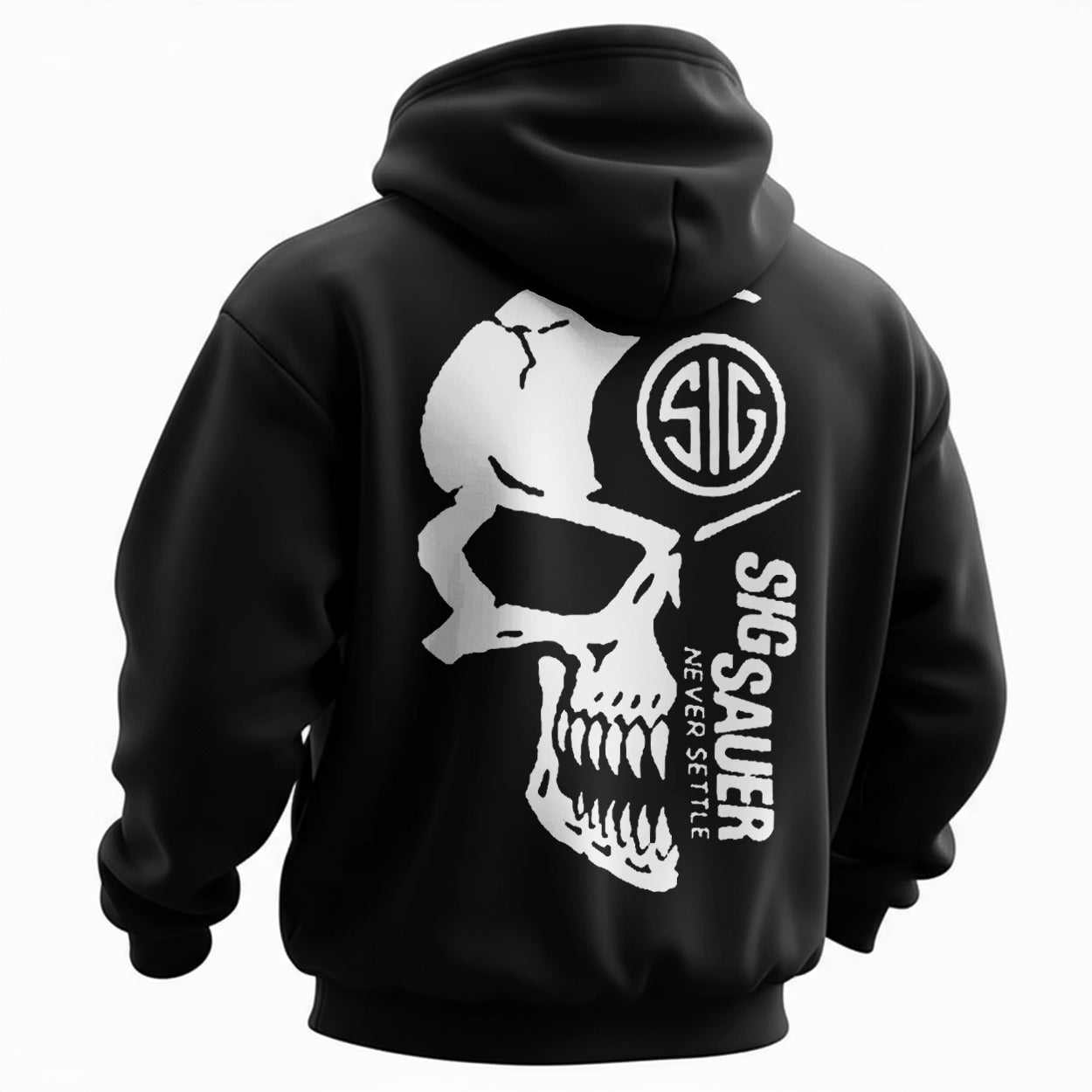 Sig Sauer Never Settle Printed Fleece-lined Unisex Hoodie