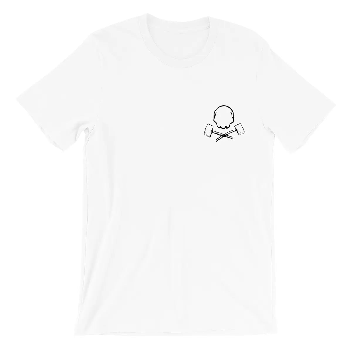 Livereid No Luck Skull Print Short Sleeve T-Shirt