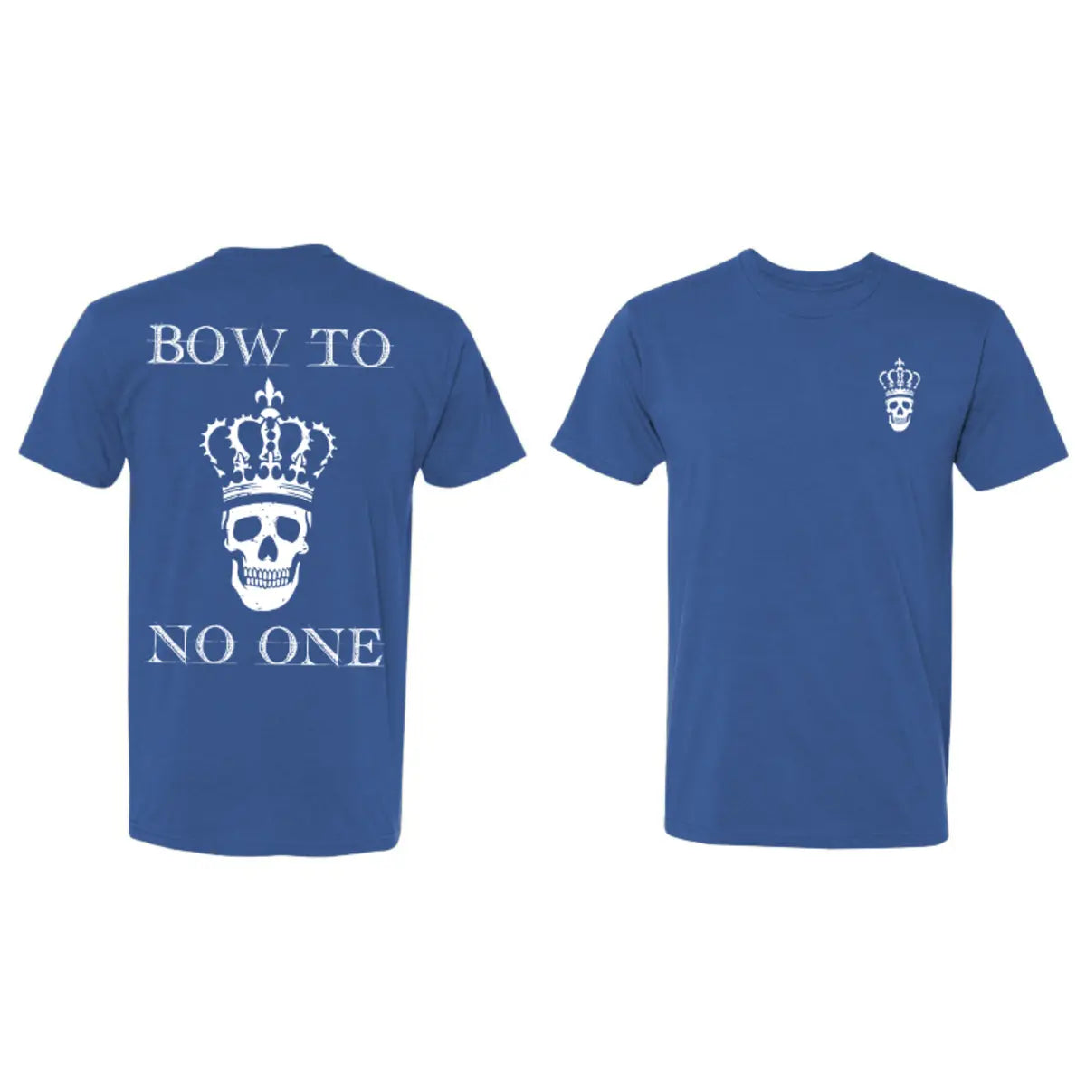 Livereid Skull With Crown Printed T Shirt