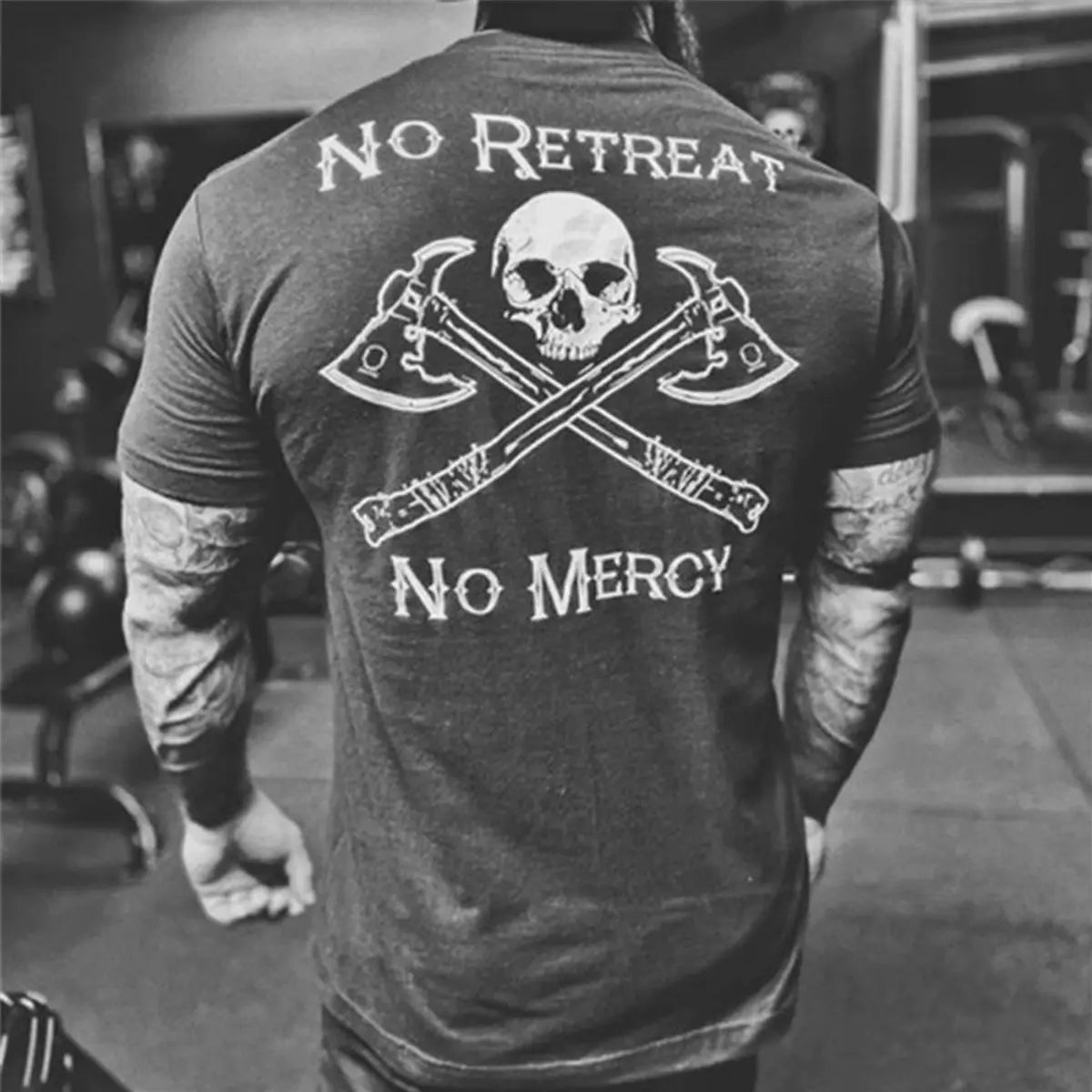 Livereid Men Fashion Skull Print T-Shirt