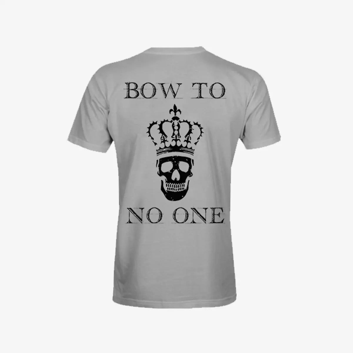 Livereid Skull With Crown Printed T Shirt