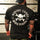 Livereid Black Skull Wrench Crewneck Printed T-Shirt