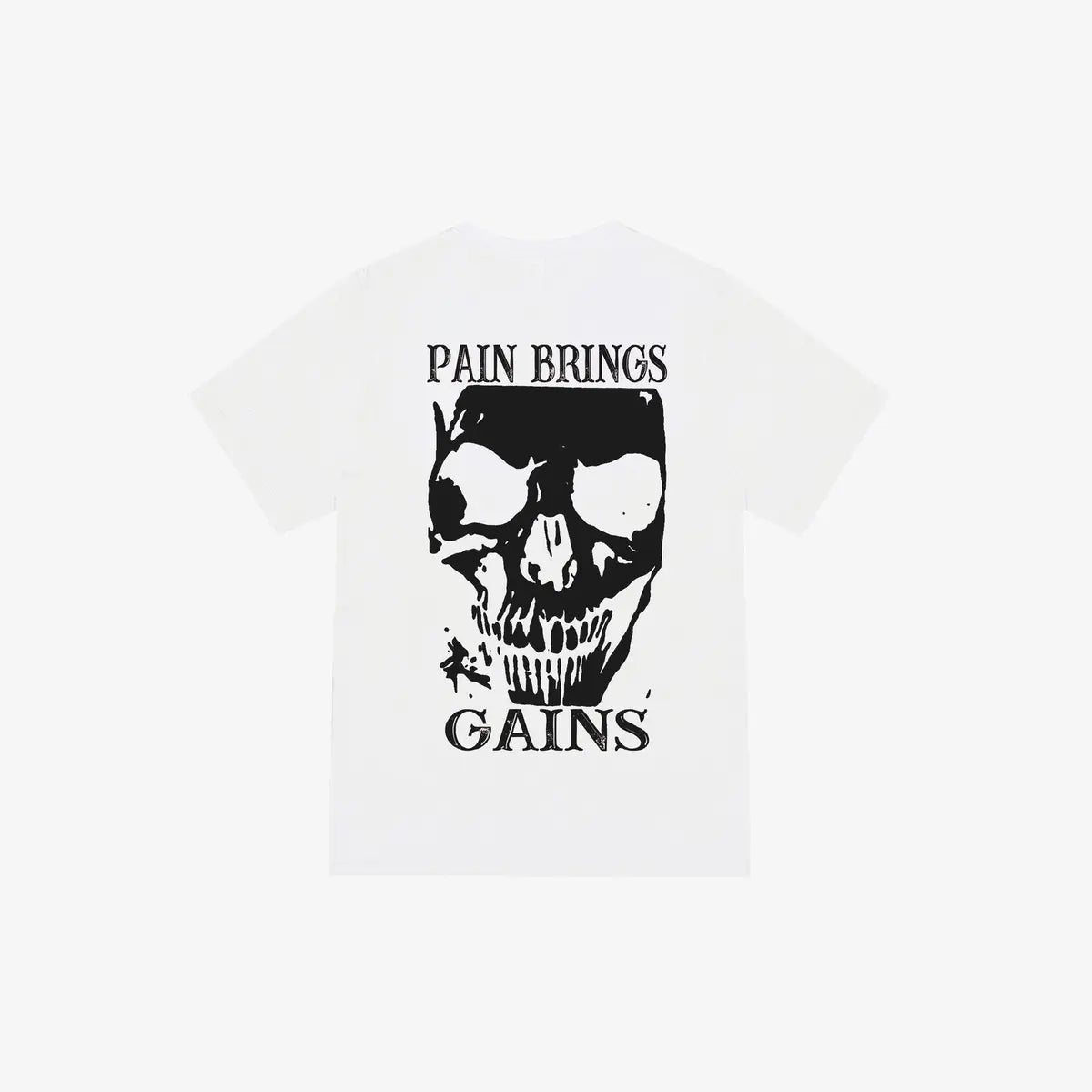 Livereid Black Casual Skull Print Short Sleeve T-Shirt