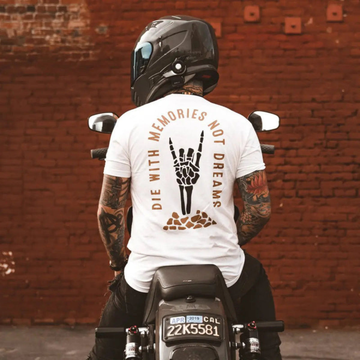 Uprandy Die With Memorie Not Dreams Printed T-Shirt