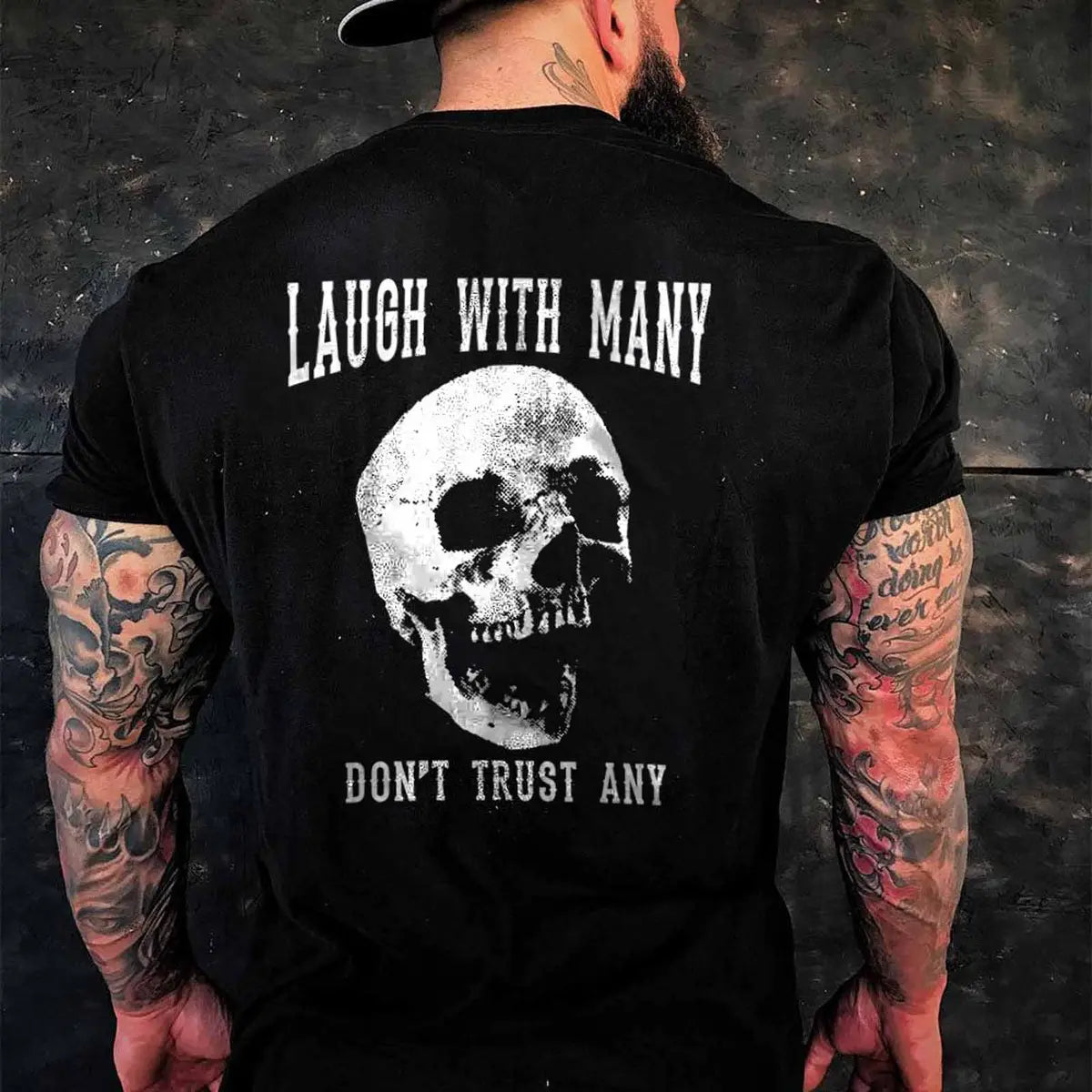 Livereid Laugh With Many Don'T Trust Any Letter T-Shirt