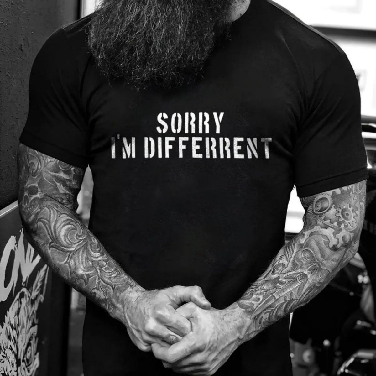 Livereid Sorry I'M Different Letter T-Shirt