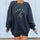 Neojana Lunar Eclipse Moon Print Plus Sweatshirt Image - 1