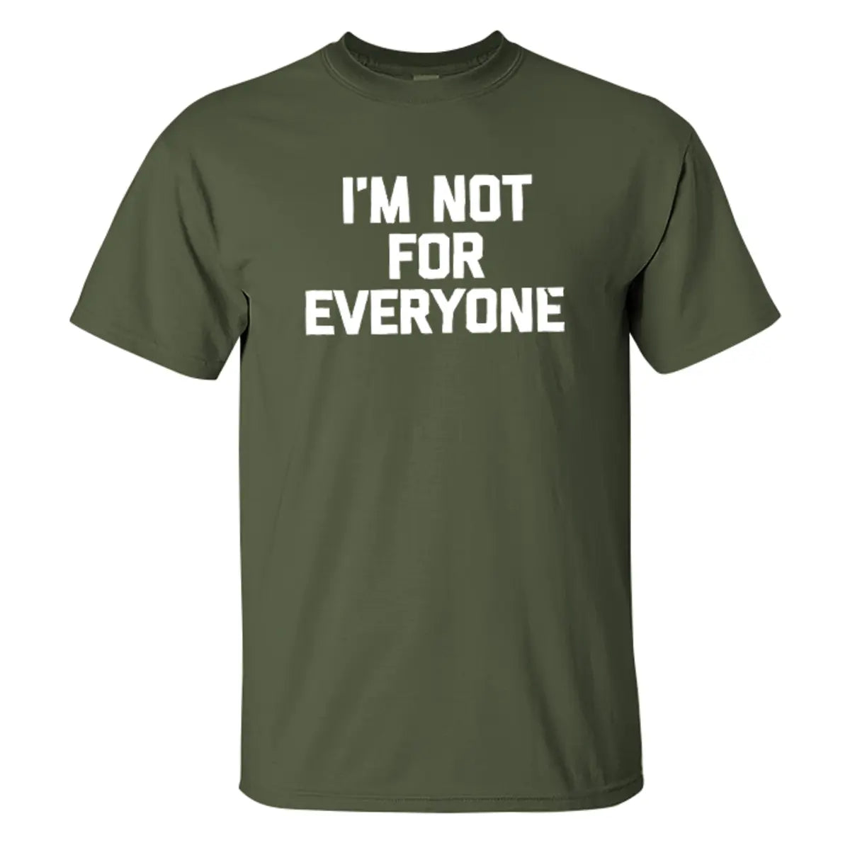 Livereid I'm Not For Everyone Print T-shirt