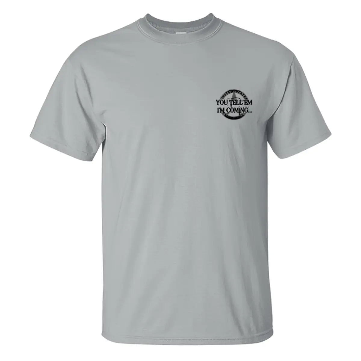 Livereid And Hell's Coming With Me Printed T-shirt