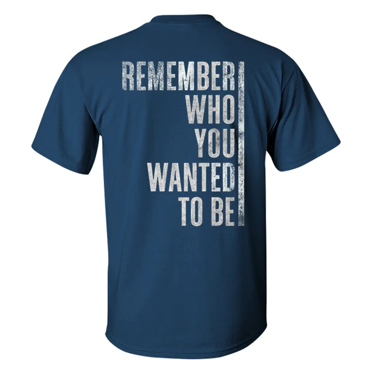 Livereid Remember Who You Wanted To Be Letter T-Shirt