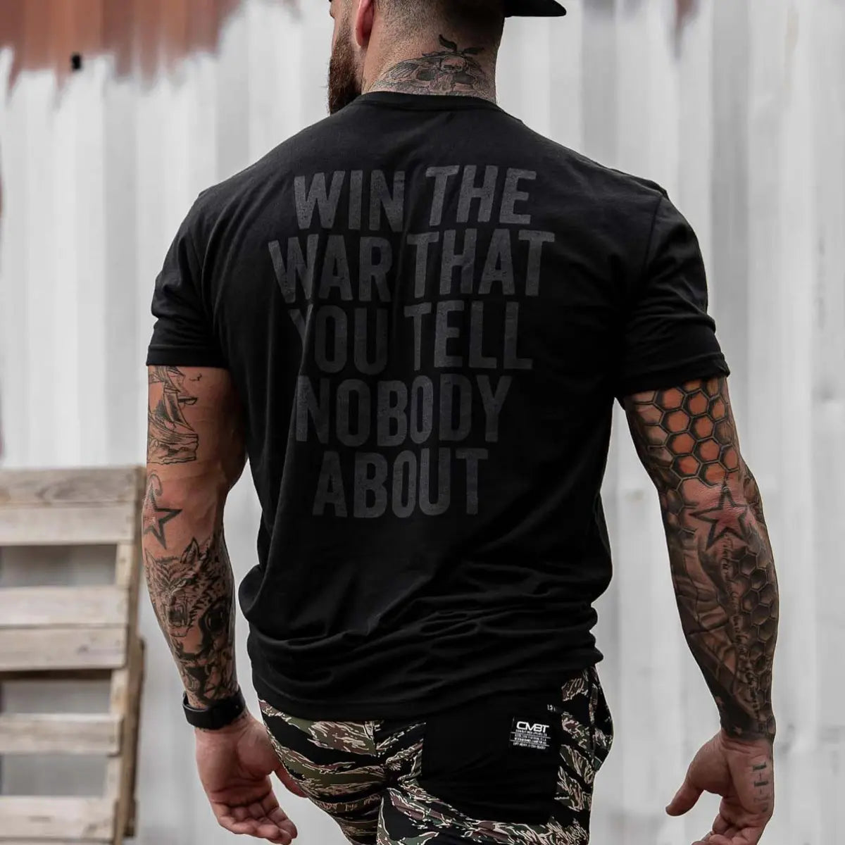 Win The War That You Tell Nobody About Printed Men's T-shirt