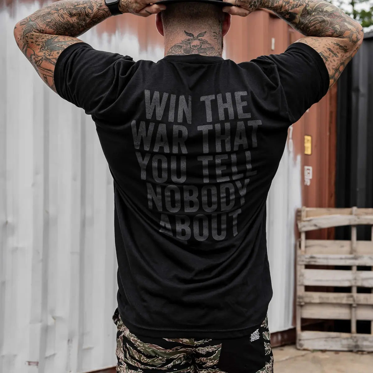 Win The War That You Tell Nobody About Printed Men's T-shirt