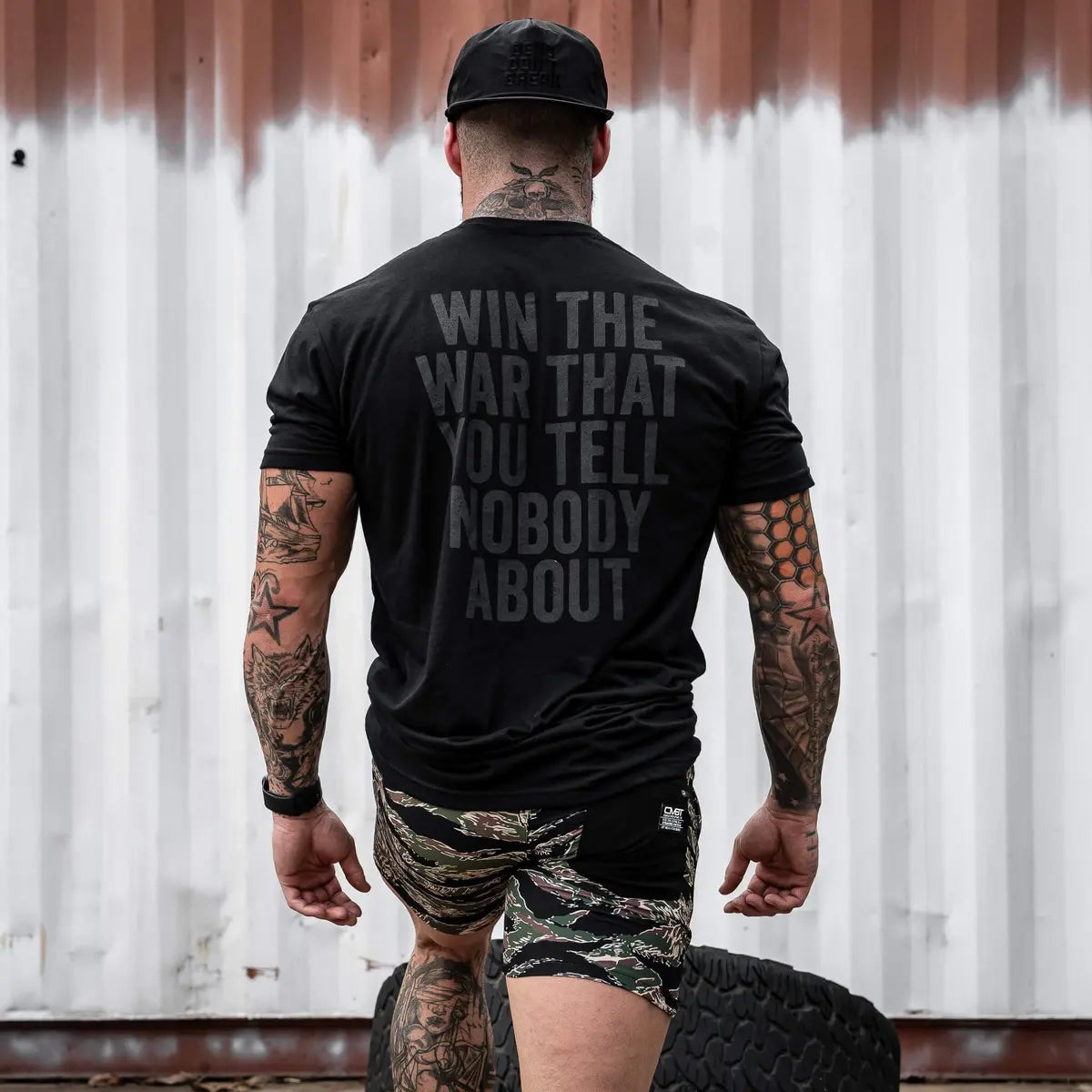 Win The War That You Tell Nobody About Printed Men's T-shirt