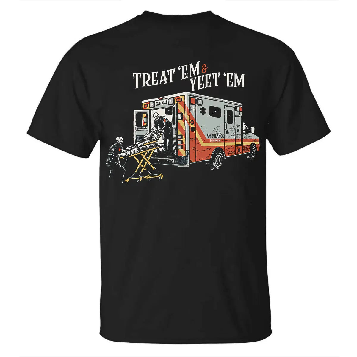 Treat 'Em & Yeet 'Em Printed Men's T-shirt