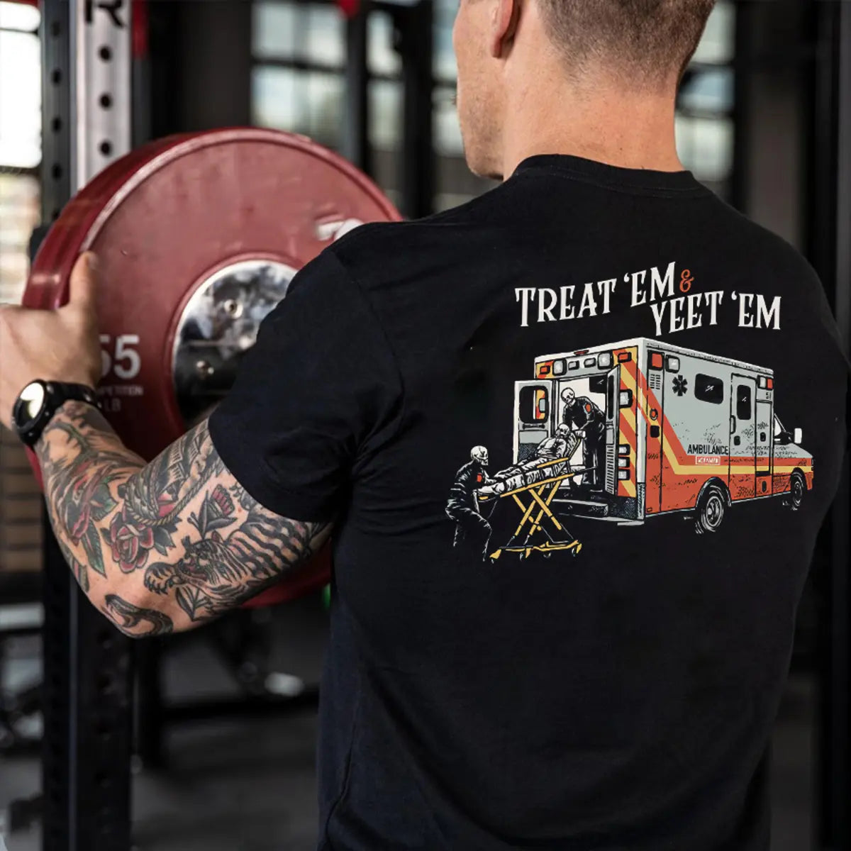 Treat 'Em & Yeet 'Em Printed Men's T-shirt