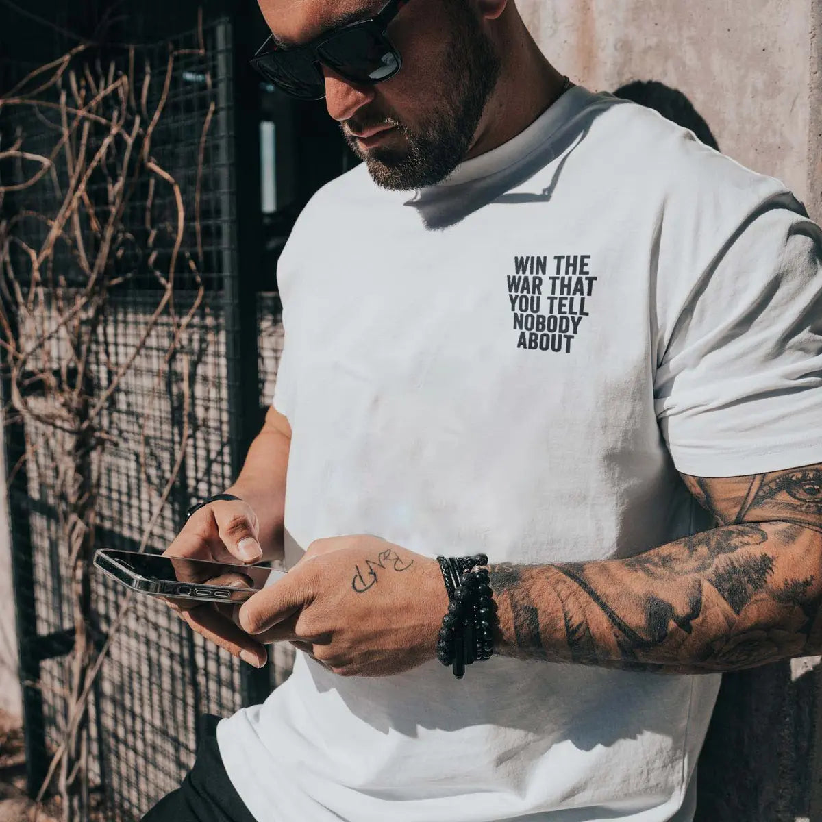Win The War That You Tell Nobody About Printed Men's T-shirt
