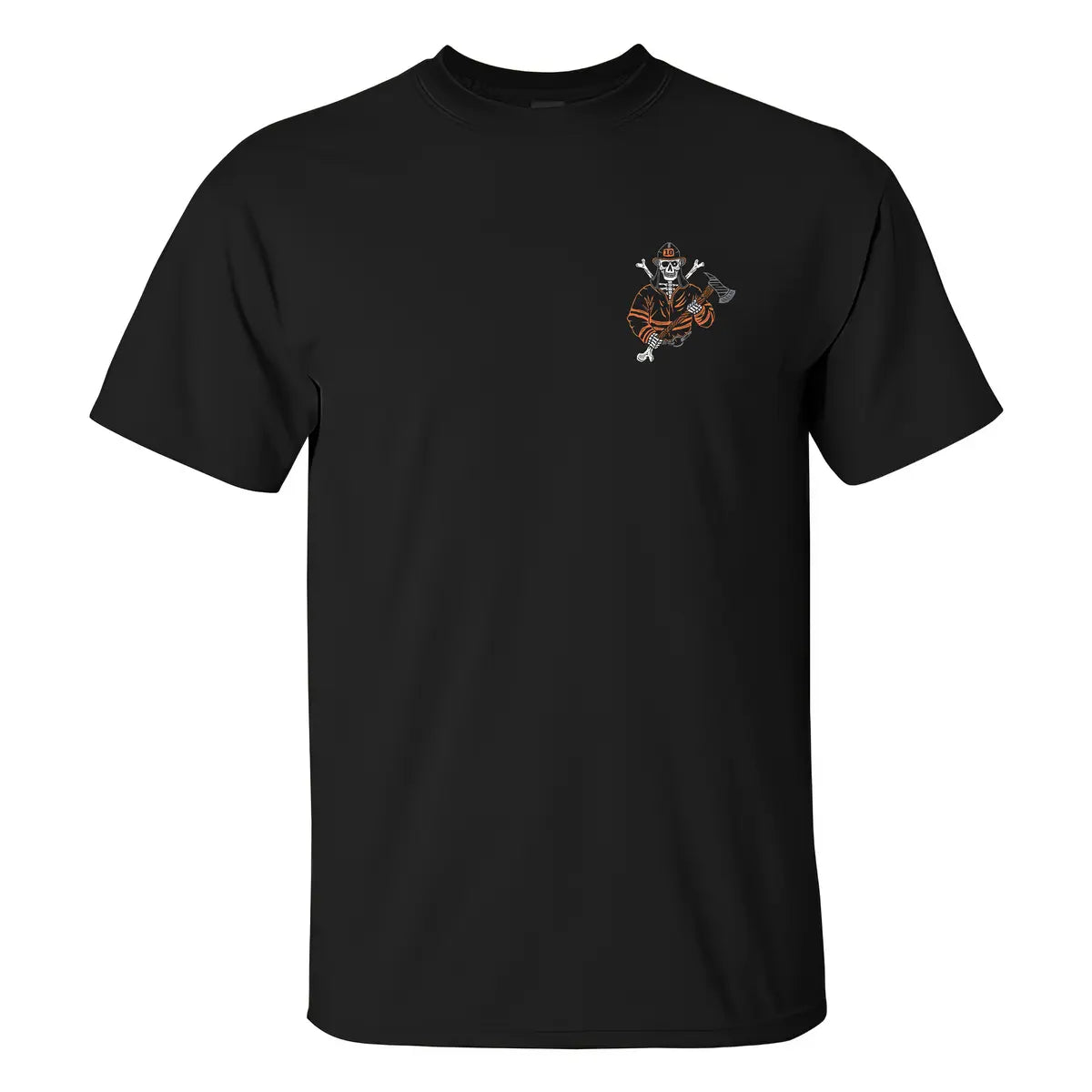 Livereid Support Your Local Firefighter Printed Men's T-shirt