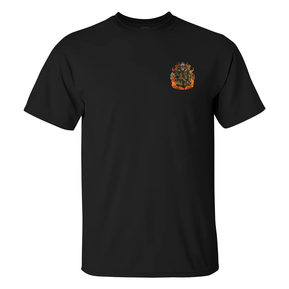 Livereid Firefighters Fueled By Fire Printed Men's T-shirt