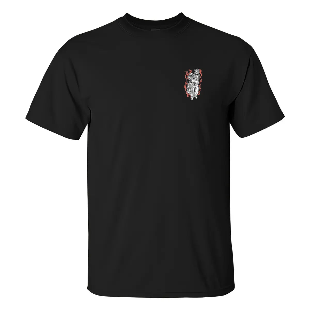 Livereid Firefighter Printed Men's T-shirt