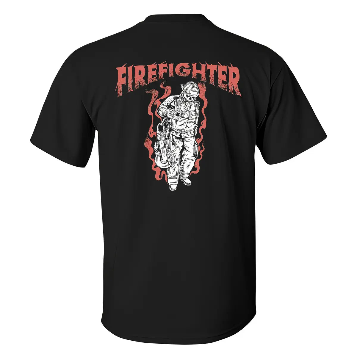 Livereid Firefighter Printed Men's T-shirt