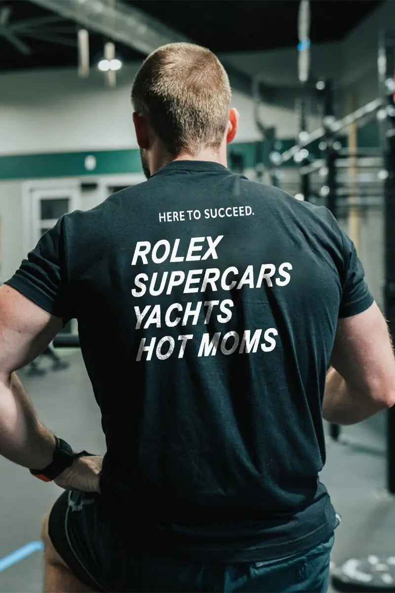 Rolex Supercars Yachts Hot Moms Printed Men's T-shirt
