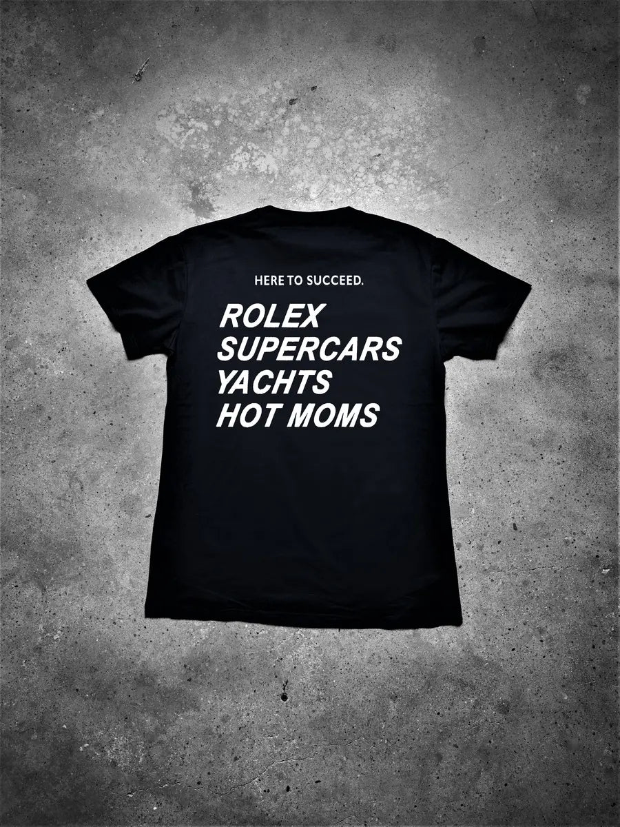Rolex Supercars Yachts Hot Moms Printed Men's T-shirt