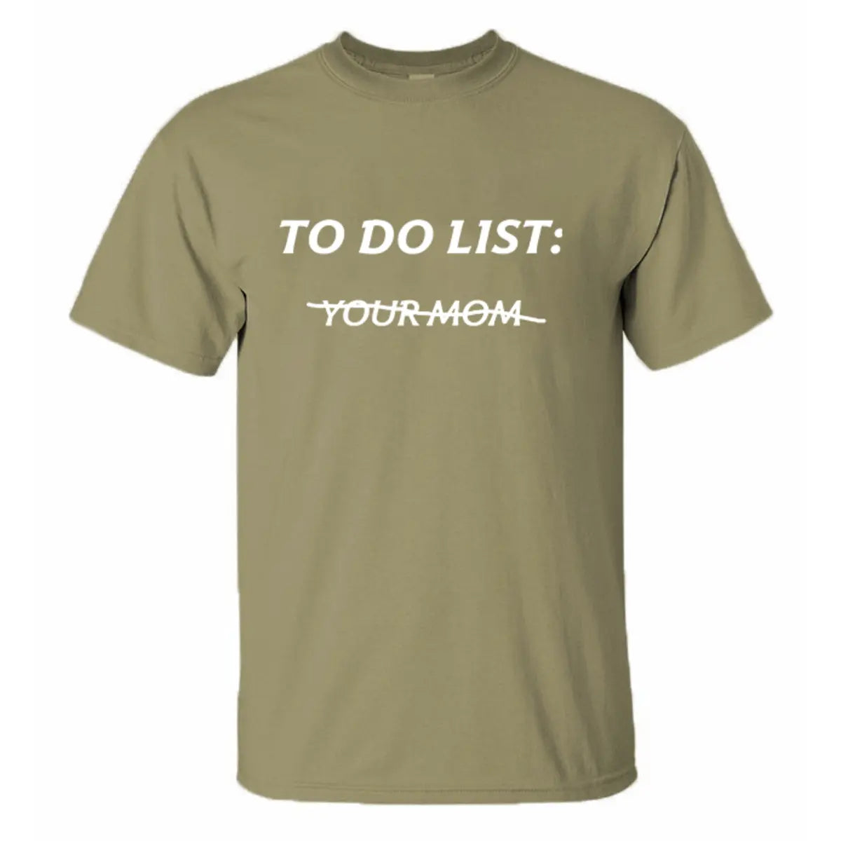 To Do List Printed Men's T-shirt